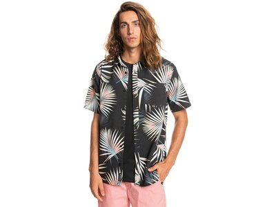 QUIKSILVER Herren Hemd POP TROPIC M WVTP Schwarz