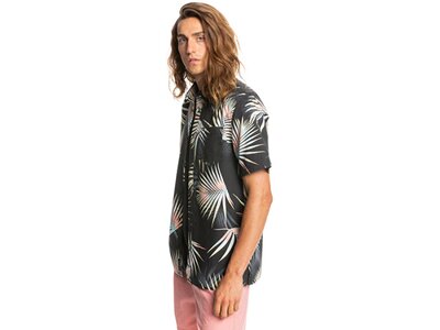 QUIKSILVER Herren Hemd POP TROPIC M WVTP Schwarz