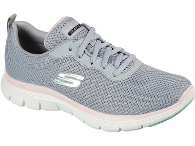 SKECHERS Damen Freizeitschuhe FLEX APPEAL 4.0 - BRILLIANT VIEW Grau