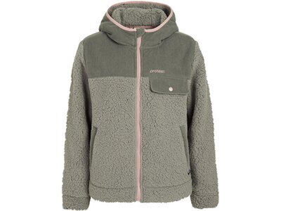 PROTEST Kinder Unterjacke PRTEMILY JR full zip hoody Grün