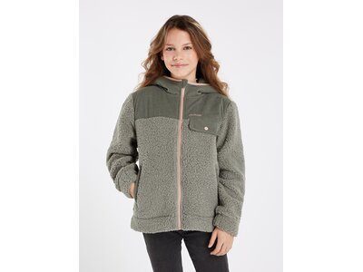 PROTEST Kinder Unterjacke PRTEMILY JR full zip hoody Grün