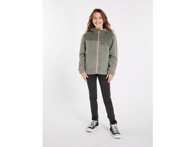 PROTEST Kinder Unterjacke PRTEMILY JR full zip hoody Grün