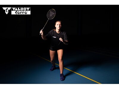 TALBOT/TORRO Badmintonschläger ARROWSPEED 199 Silber