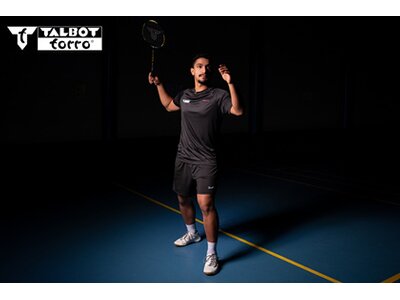 TALBOT/TORRO Badmintonschläger ARROWSPEED 199 Silber