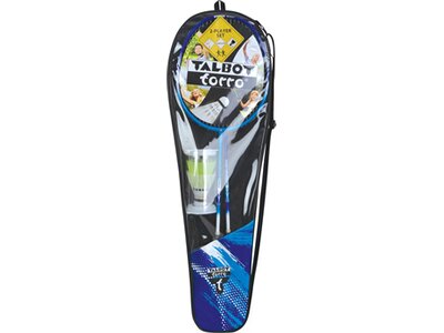 TALBOT/TORRO Badmintonset Talbot Torro Premium Badminton-Set 2-Fighter Pro, 2 Graphit-Composite Schl Grau