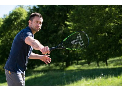 Talbot-Torro Speed Badminton Set Speed 5500 Grau