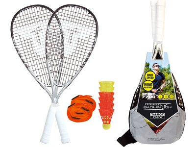 Talbot-Torro Speed Badminton Set Speed 7700 Silber