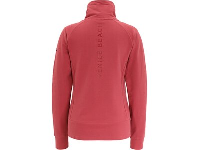 VENICE BEACH Damen Sweatshirt VB_Florence 4021_OB01 Sweatjacke Rot 