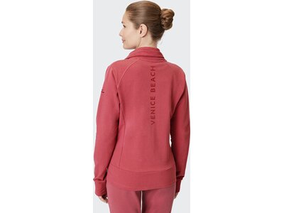 VENICE BEACH Damen Sweatshirt VB_Florence 4021_OB01 Sweatjacke Rot 