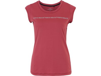VENICE BEACH Damen Shirt VB_Ruthie DL 01 T-Shirt Rot 