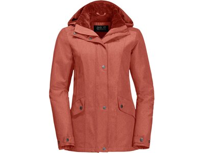 JACK WOLFSKIN Damen Funktionsjacke Park Avenue Rot