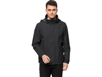 JACK WOLFSKIN Herren Funktionsjacke STORMY POINT 2L JKT M Schwarz