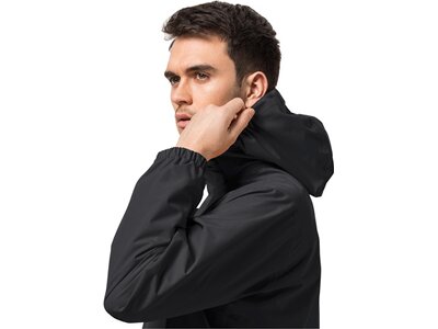 JACK WOLFSKIN Herren Funktionsjacke STORMY POINT 2L JKT M Schwarz