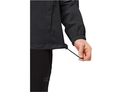 JACK WOLFSKIN Herren Funktionsjacke STORMY POINT 2L JKT M Schwarz