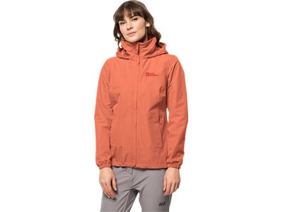 JACK WOLFSKIN Damen Funktionsjacke STORMY POINT 2L JKT W Braun