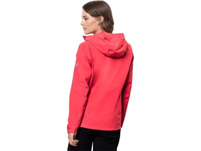 JACK WOLFSKIN Damen Funktionsjacke PACK & GO SHELL W Rot