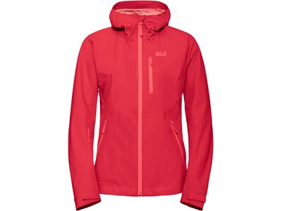 JACK WOLFSKIN Damen Trekkingjacke "Eagle Peak" Rot