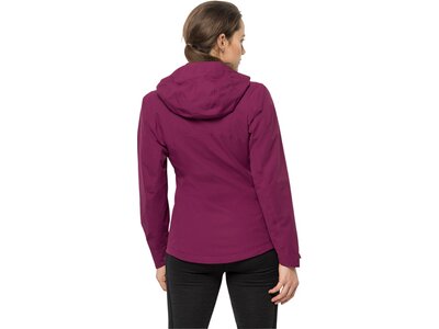 JACK WOLFSKIN Damen Funktionsjacke EAGLE PEAK JACKET W Rot