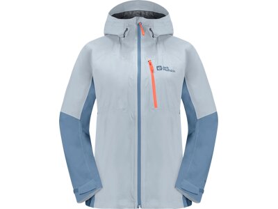 JACK WOLFSKIN Damen Funktionsjacke EAGLE PEAK 2L JKT W Silber