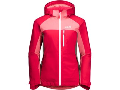 JACK WOLFSKIN Damen Hardshelljacke "Eagle Peak Insulated JKT W" Rot