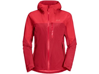 JACK WOLFSKIN Damen Funktionsjacke GO HIKE JACKET W Rot