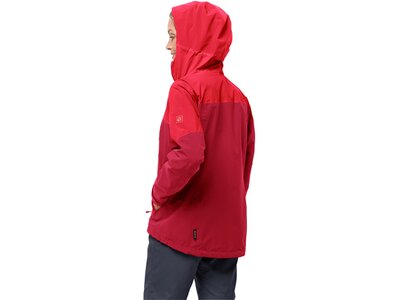 JACK WOLFSKIN Damen Funktionsjacke GO HIKE JACKET W Rot