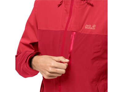 JACK WOLFSKIN Damen Funktionsjacke GO HIKE JACKET W Rot