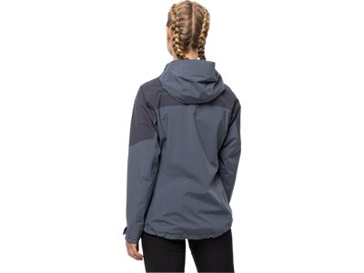 JACK WOLFSKIN Damen Funktionsjacke GO HIKE JACKET W Grau