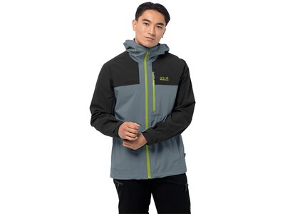 JACK WOLFSKIN Herren Funktionsjacke GO HIKE JACKET M Grau