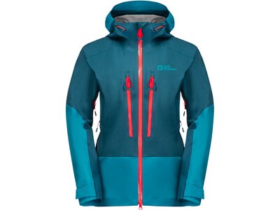 JACK WOLFSKIN Damen Funktionsjacke ALPSPITZE 3L JKT W Blau