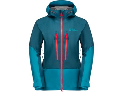 JACK WOLFSKIN Damen Funktionsjacke ALPSPITZE 3L JKT W Blau