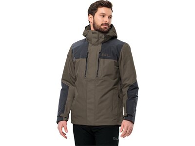 JACK WOLFSKIN Herren Doppeljacke JASPER 3IN1 JKT M Grau