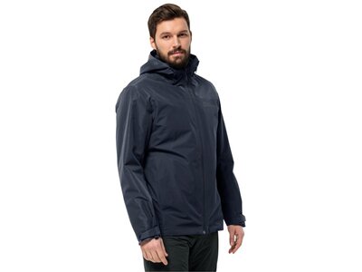 JACK WOLFSKIN Herren Doppeljacke TAUBENBERG 3IN1 JKT M Blau