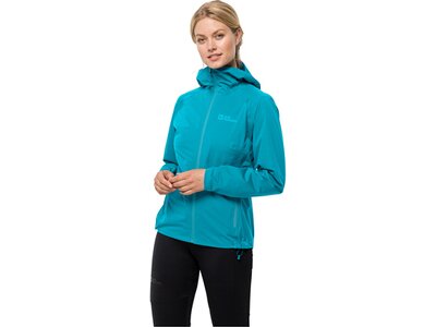 JACK WOLFSKIN Damen Funktionsjacke EMBERBERG 3L JKT W Blau