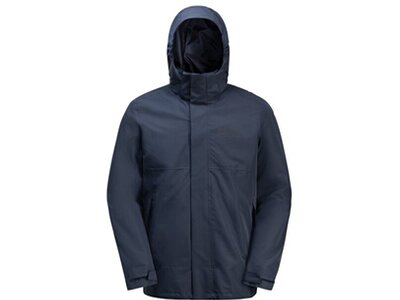 JACK WOLFSKIN Herren Doppeljacke LUNTAL 3IN1 JKT M Blau