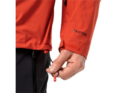 JACK WOLFSKIN Herren Funktionsjacke ALPSPITZE TOUR 3L JKT M Rot