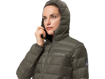 JACK WOLFSKIN Damen Funktionsjacke DNA TUNDRA HOODY W Grau