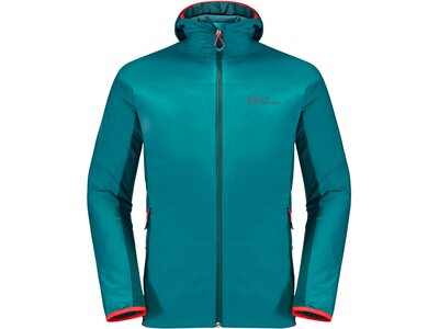 JACK WOLFSKIN Herren Funktionsjacke ALPSPITZE INS HOODY M Blau