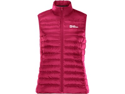 JACK WOLFSKIN Damen Weste PACK & GO DOWN VEST W Rot