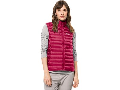 JACK WOLFSKIN Damen Weste PACK & GO DOWN VEST W Rot