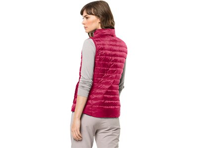 JACK WOLFSKIN Damen Weste PACK & GO DOWN VEST W Rot
