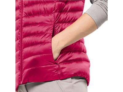 JACK WOLFSKIN Damen Weste PACK & GO DOWN VEST W Rot