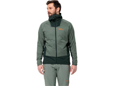 JACK WOLFSKIN Herren Jacke ALPSPITZE INS HYBRID M Grau