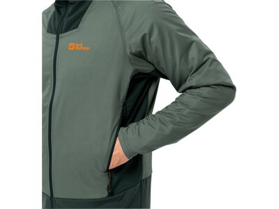 JACK WOLFSKIN Herren Jacke ALPSPITZE INS HYBRID M Grau