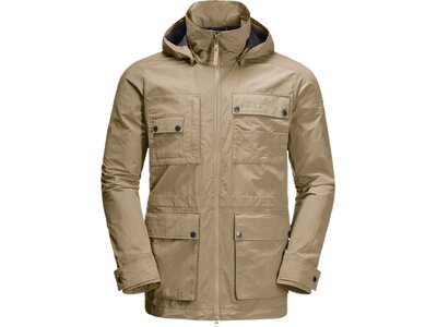 JACK WOLFSKIN Herren Funktionsjacke LAKESIDE SAFARI Grau