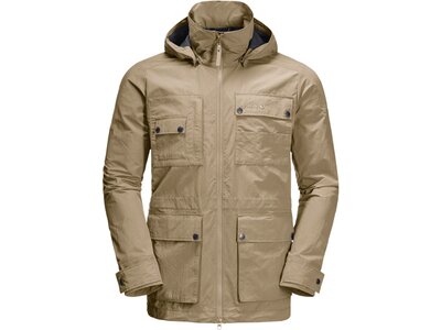 JACK WOLFSKIN Herren Funktionsjacke LAKESIDE SAFARI Grau