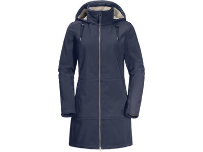 JACK WOLFSKIN Damen Funktionsjacke WINDY VALLEY COAT W Blau
