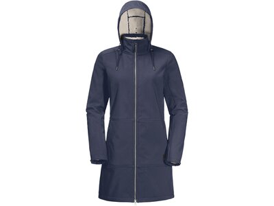 JACK WOLFSKIN Damen Funktionsjacke WINDY VALLEY COAT W Blau