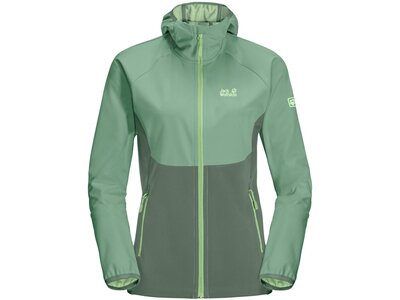 JACK WOLFSKIN Damen Funktionsjacke GO HIKE SOFTSHELL W Grün