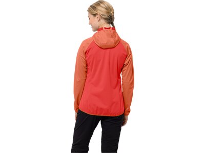 JACK WOLFSKIN Damen Funktionsjacke GO HIKE SOFTSHELL W Rot